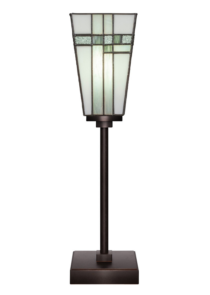 Toltec Lighting - 54-DG-9554 - One Light Table Lamp - Luna - Dark Granite