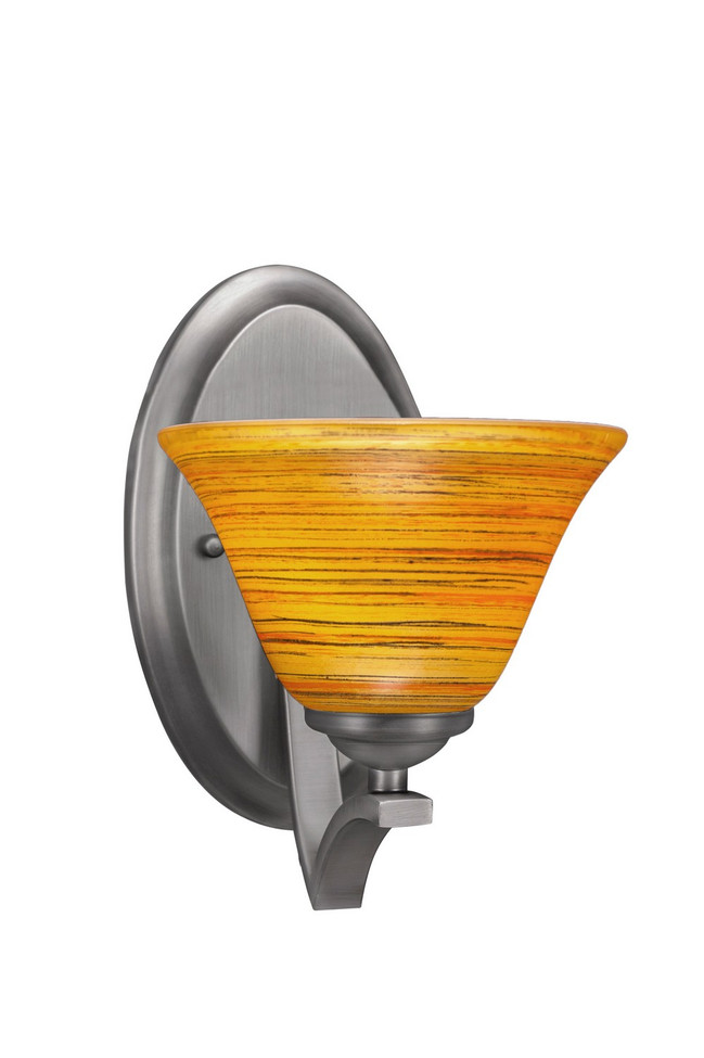 Toltec Lighting - 551-GP-454 - One Light Wall Sconce - Zilo - Graphite