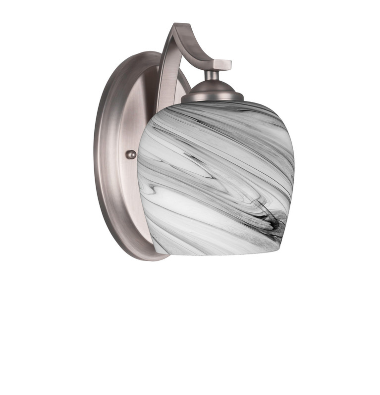 Toltec Lighting - 551-GP-4819 - One Light Wall Sconce - Zilo - Graphite