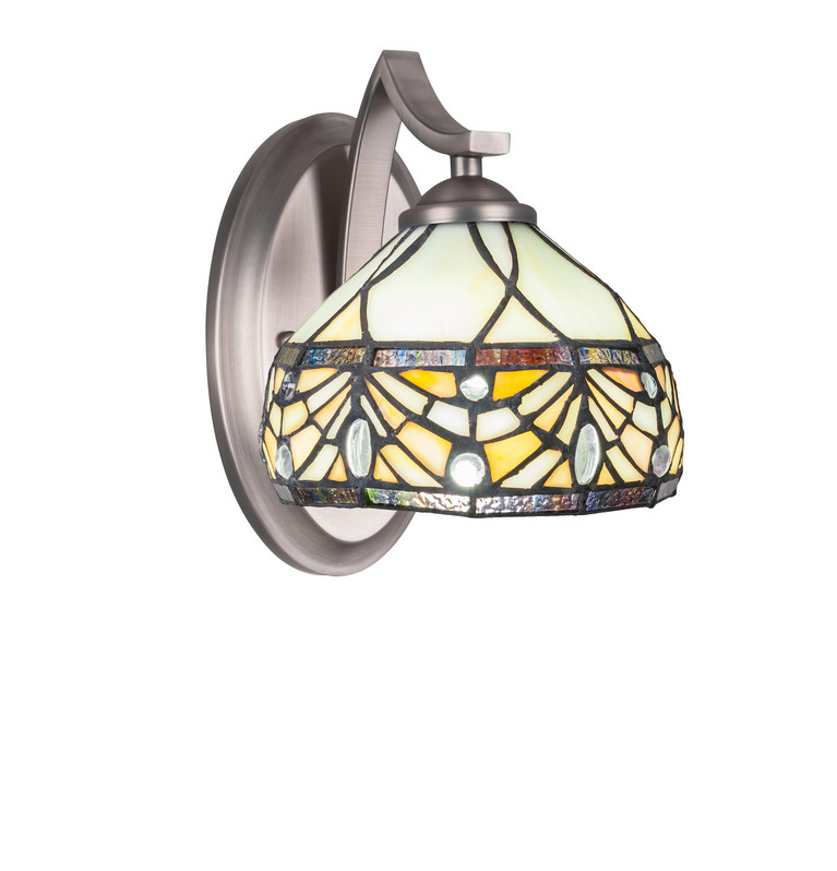 Toltec Lighting - 551-GP-9485 - One Light Wall Sconce - Zilo - Graphite