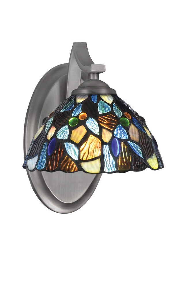 Toltec Lighting - 551-GP-9955 - One Light Wall Sconce - Zilo - Graphite
