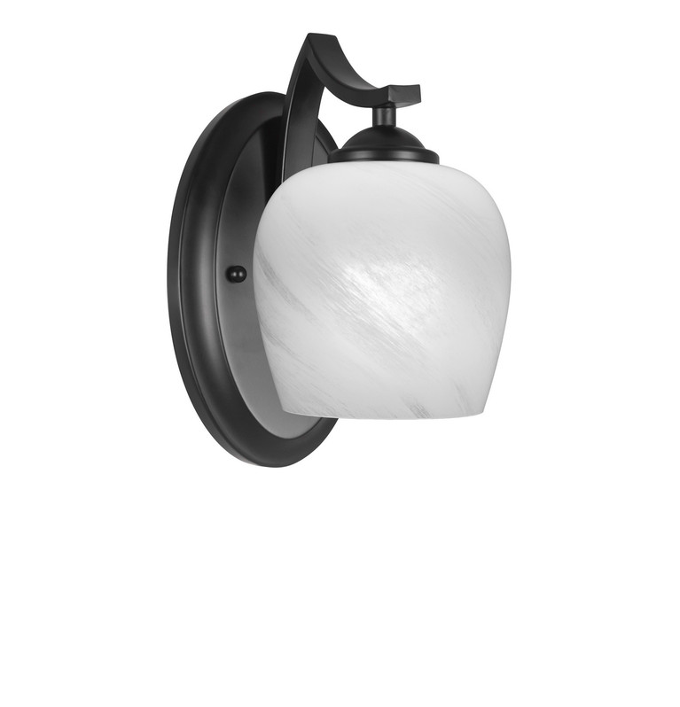 Toltec Lighting - 551-MB-4811 - One Light Wall Sconce - Zilo - Matte Black