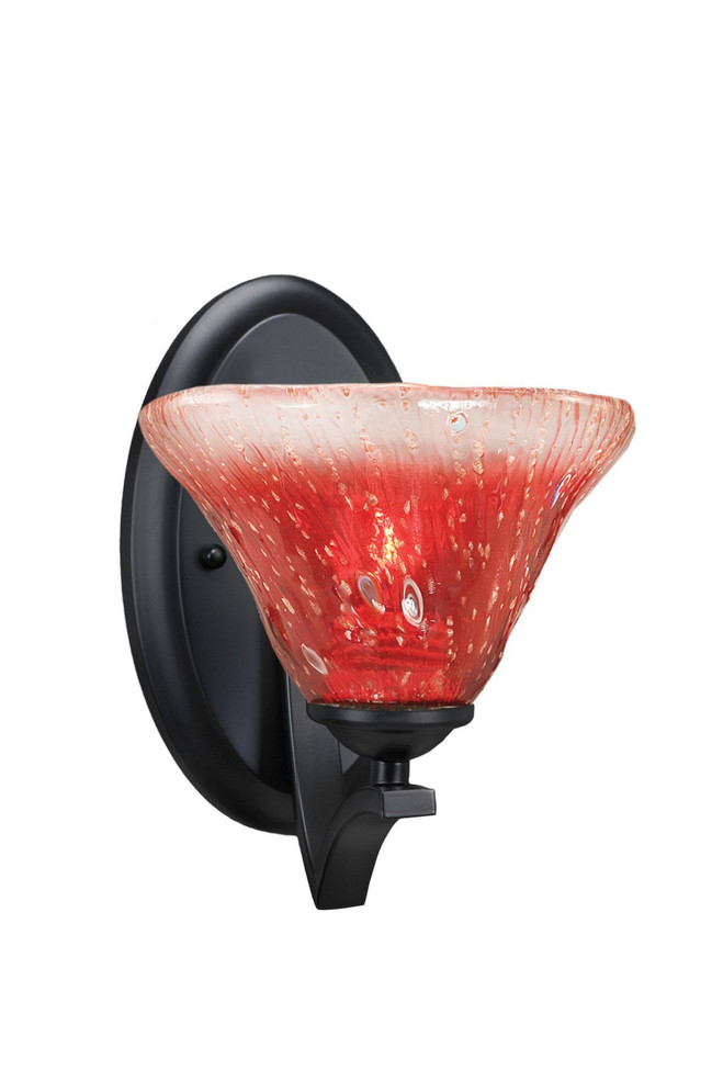 Toltec Lighting - 551-MB-756 - One Light Wall Sconce - Zilo - Matte Black