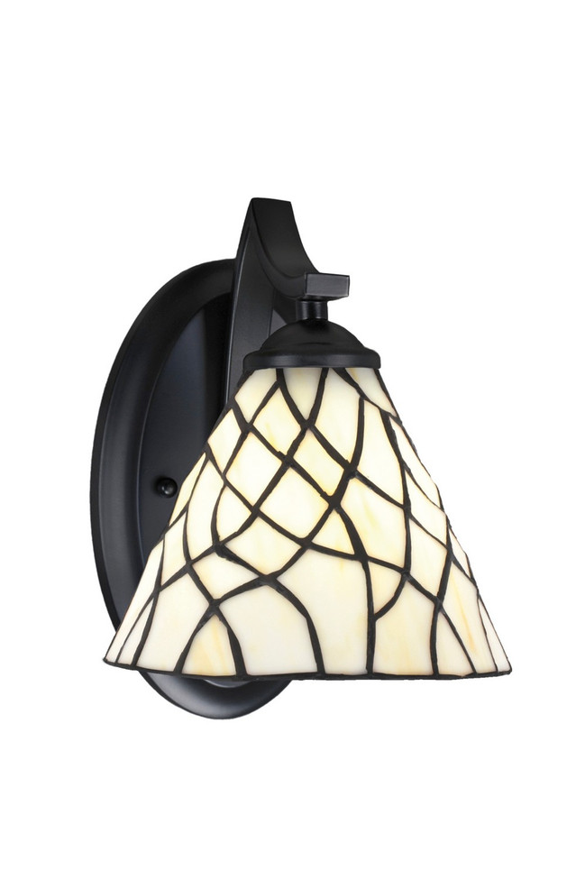 Toltec Lighting - 551-MB-9115 - One Light Wall Sconce - Zilo - Matte Black