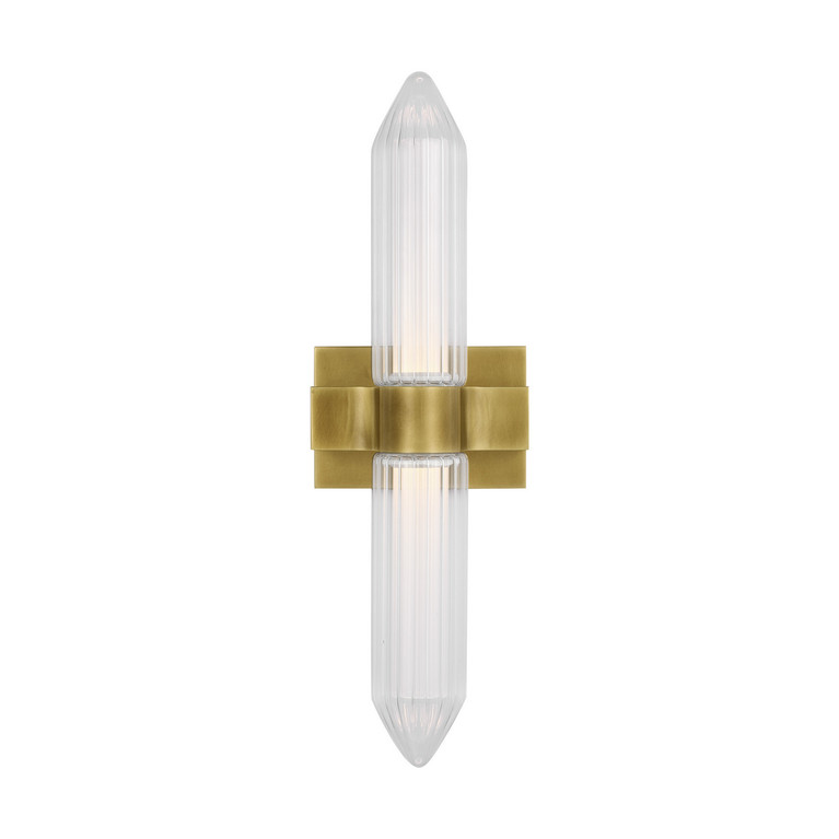 Visual Comfort Modern - 700BCLGSN23BR-LED927 - LED Bath Sconce - Langston - Plated Brass