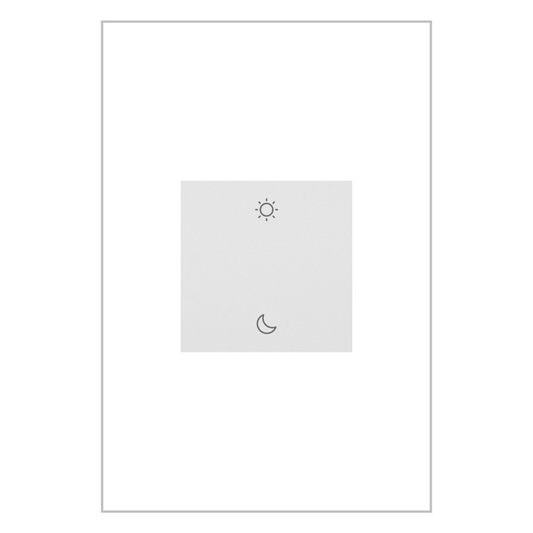 Legrand - WNAL44W1 - Wired Wake/Sleep Smart Switch with Netatmo - adorne - White