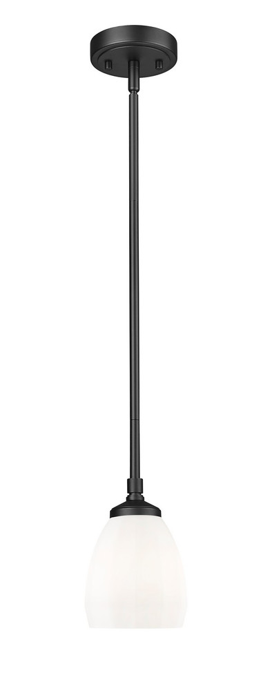 Z-Lite - 7004P5-MB - One Light Pendant - Oren - Matte Black