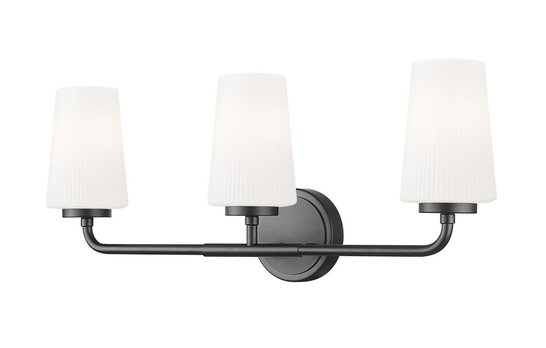 Z-Lite - 7005-3V-MB - Three Light Vanity - Montford - Matte Black