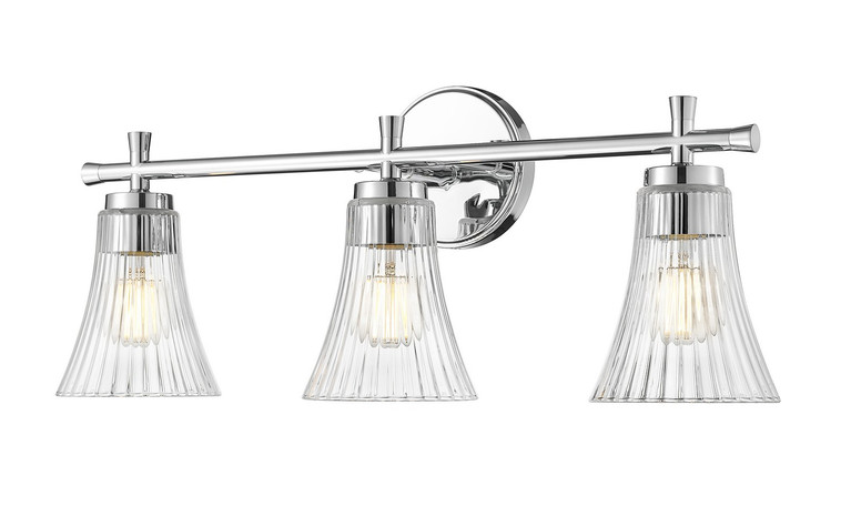 Z-Lite - 7519-3V-CH - Three Light Vanity - Belle - Chrome