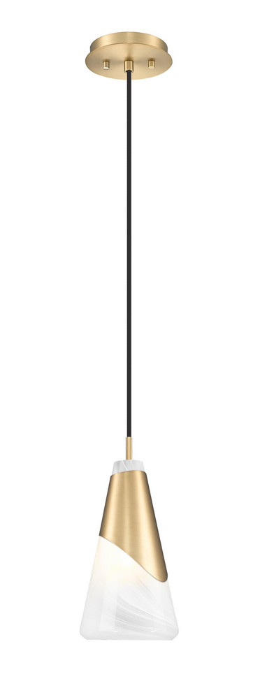 Z-Lite - 828P6-MGLD - One Light Pendant - Aimie - Modern Gold
