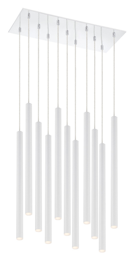 Z-Lite - 917MP24-WH-LED-11LCH - LED Chandelier - Forest - Chrome