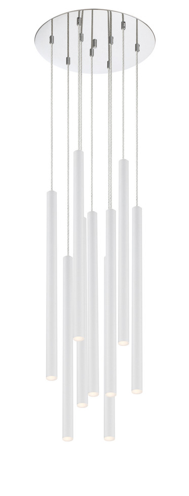 Z-Lite - 917MP24-WH-LED-9RCH - LED Chandelier - Forest - Chrome