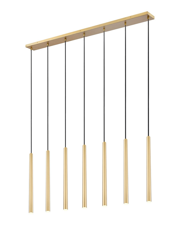 Z-Lite - 919MP24-7L-MGLD-LED - LED Linear Chandelier - Forest - Modern Gold