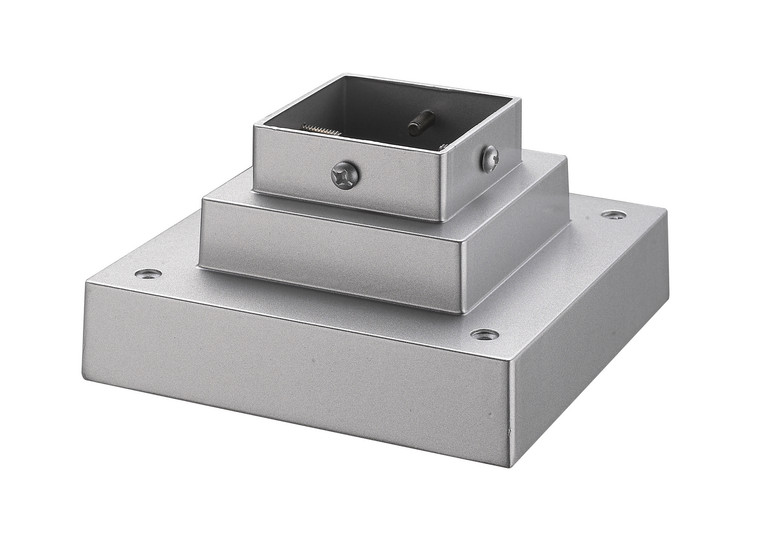 Z-Lite - SQPM-SL - Light Outdoor Posts - Hardware - Pier Mounts - Silver