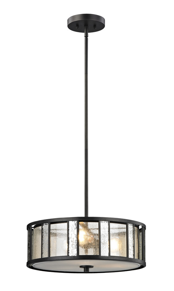 Z-Lite - Z18-57P-C - Three Light Pendant - Juturna - Bronze
