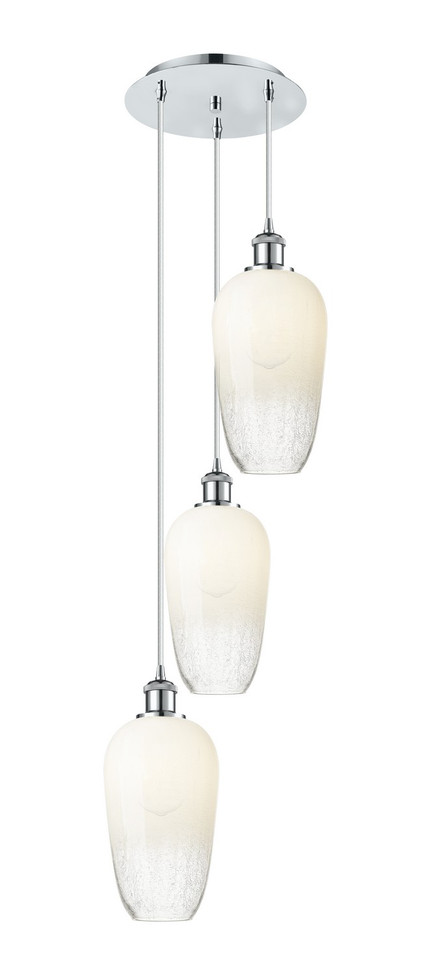 Innovations - 113B-3P-PC-G484-7OP - Three Light Pendant - Ballston - Polished Chrome