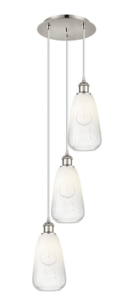 Innovations - 113B-3P-PN-G480-6OP - Three Light Pendant - Ballston - Polished Nickel