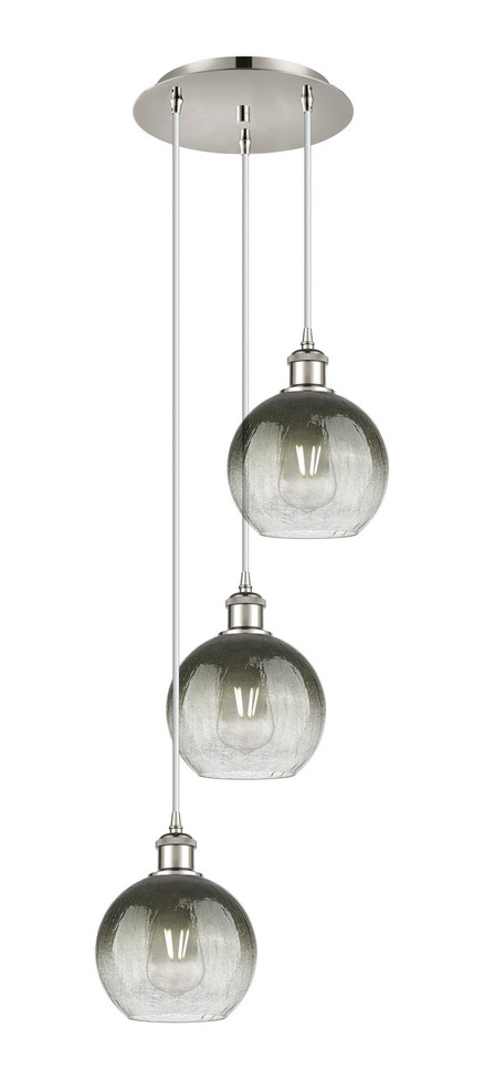 Innovations - 113B-3P-PN-G483-8SL - Three Light Pendant - Ballston - Polished Nickel