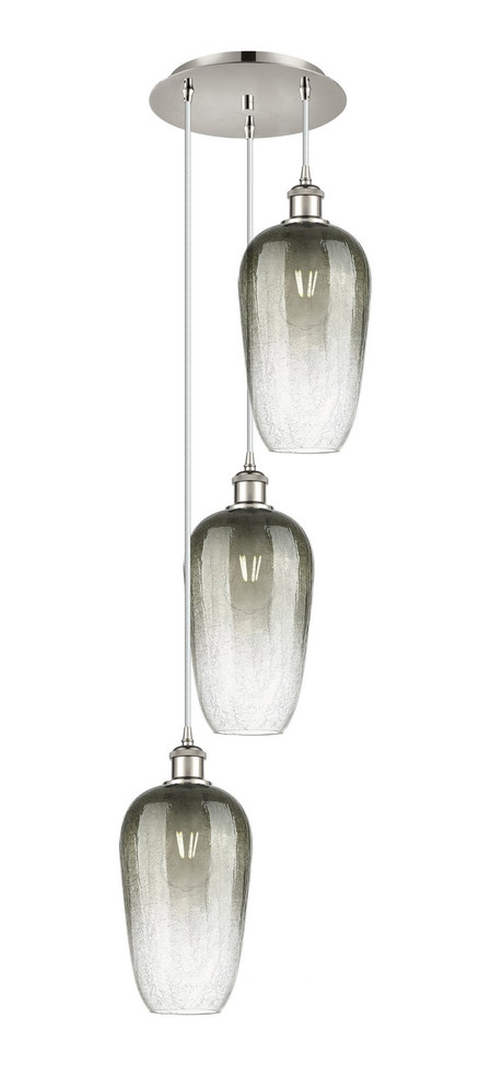 Innovations - 113B-3P-PN-G484-7SL - Three Light Pendant - Ballston - Polished Nickel