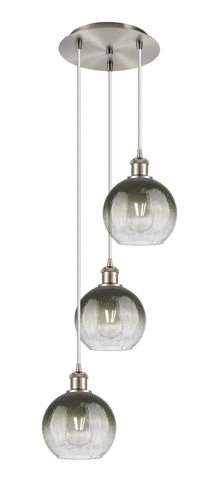 Innovations - 113B-3P-SN-G483-8SL - Three Light Pendant - Ballston - Brushed Satin Nickel
