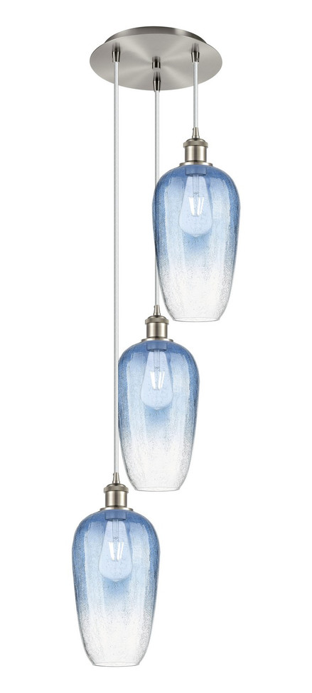 Innovations - 113B-3P-SN-G484-7SB - Three Light Pendant - Ballston - Brushed Satin Nickel