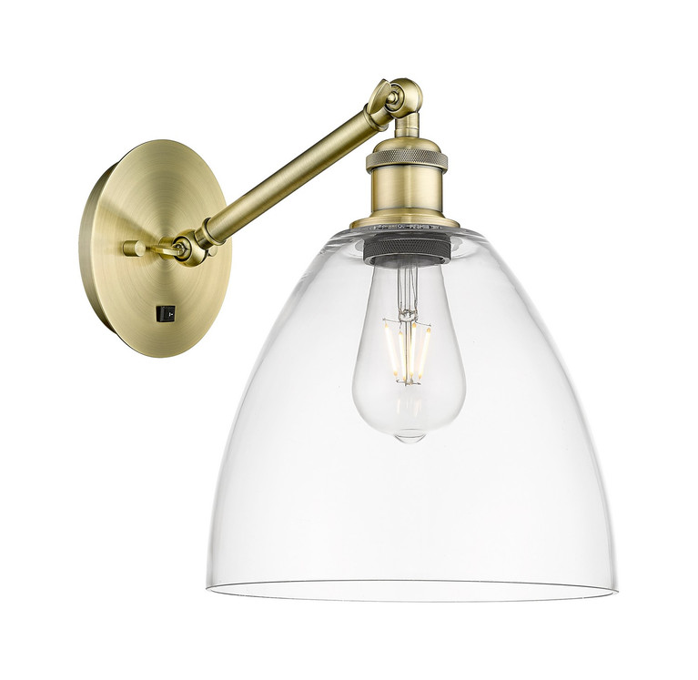 Innovations - 317-1W-AB-GBD-92 - One Light Wall Sconce - Ballston - Antique Brass