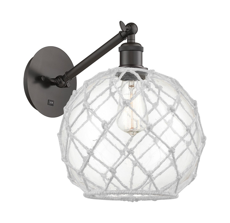 Innovations - 317-1W-OB-G122-10RW - One Light Wall Sconce - Ballston - Oil Rubbed Bronze