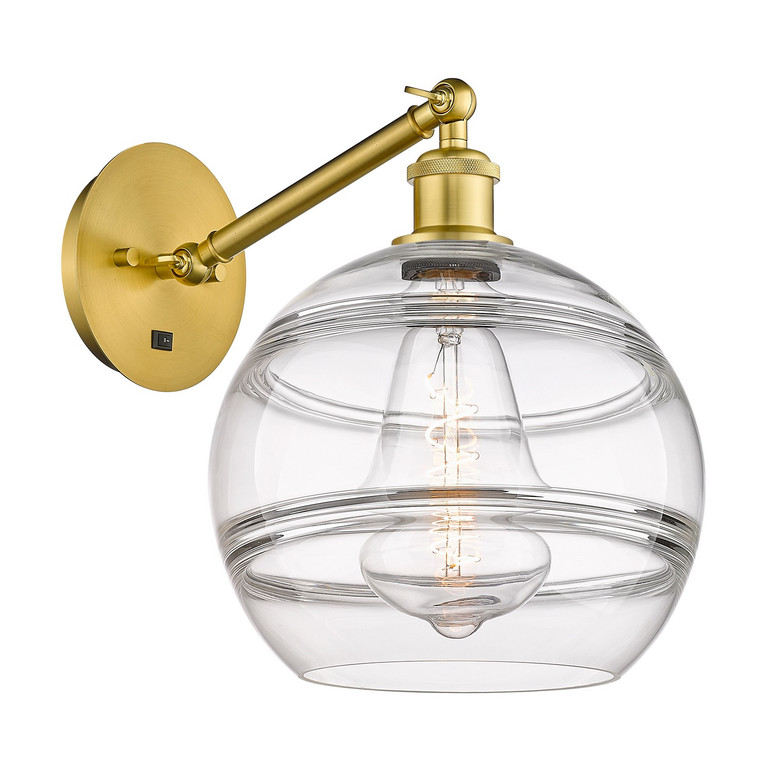 Innovations - 317-1W-SG-G556-10CL - One Light Wall Sconce - Ballston - Satin Gold