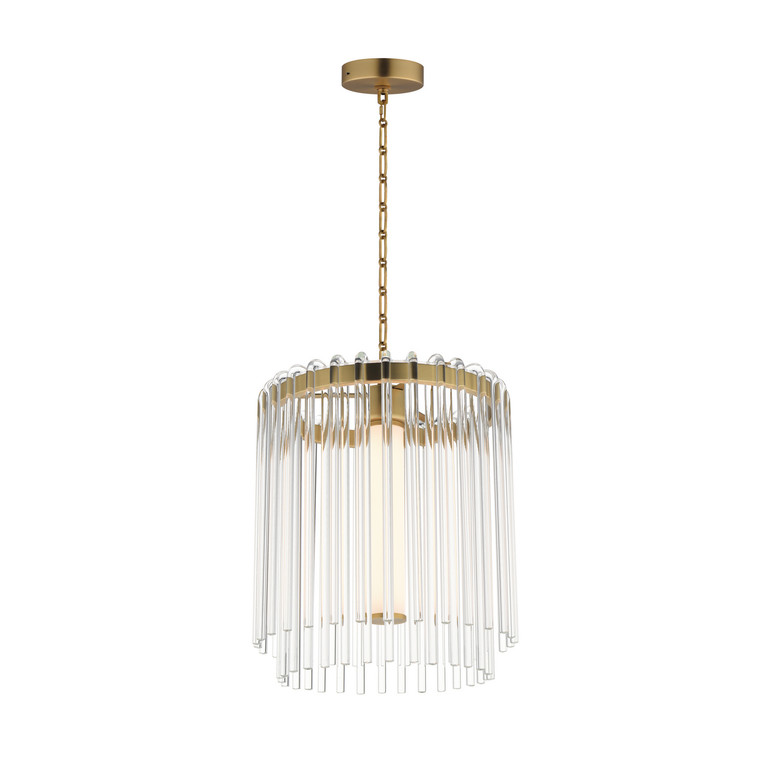 Maxim - 38421CLNAB - LED Pendant - Jolie - Natural Aged Brass