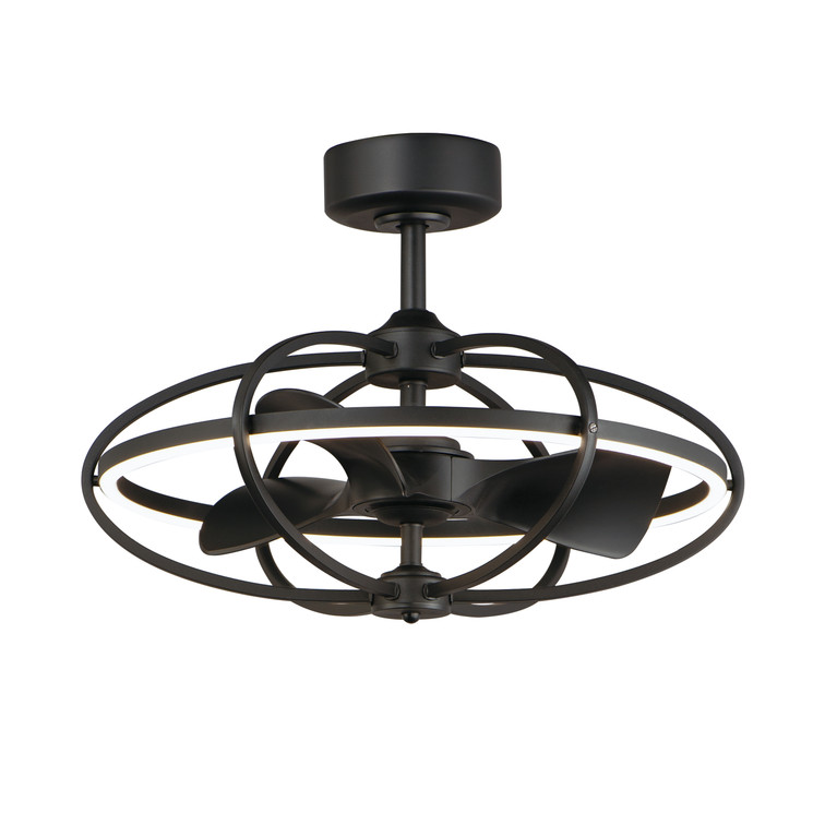 Maxim - 61001BK - LED Fandelight - Corona Fan - Black