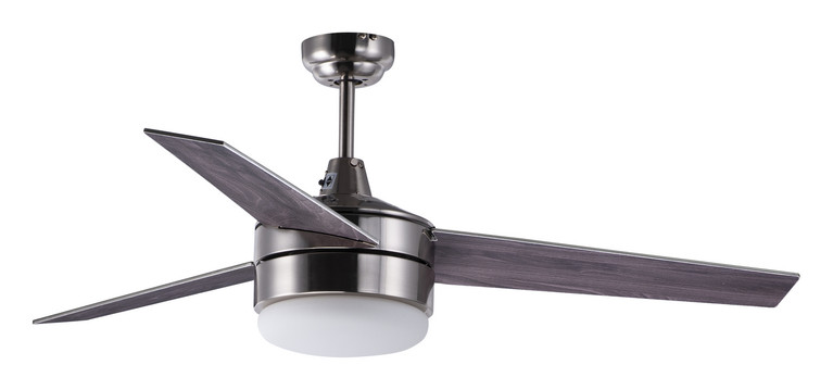 Maxim - 89909FTSNBK - 52 Ceiling Fan - Trio - Satin Nickel / Black