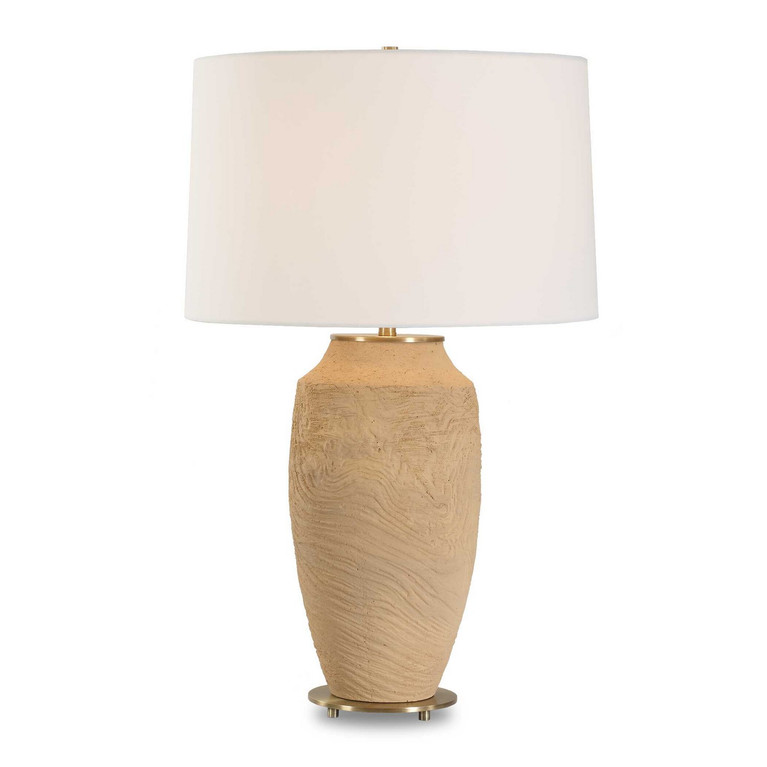 Uttermost - 30601 - One Light Table Lamp - Sandstone Flow - Brass Plated