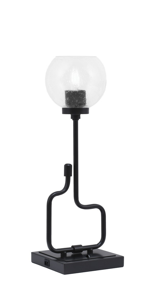 Toltec Lighting - 60-MB-4100 - One Light Accent Lamp - Sandia - Matte Black