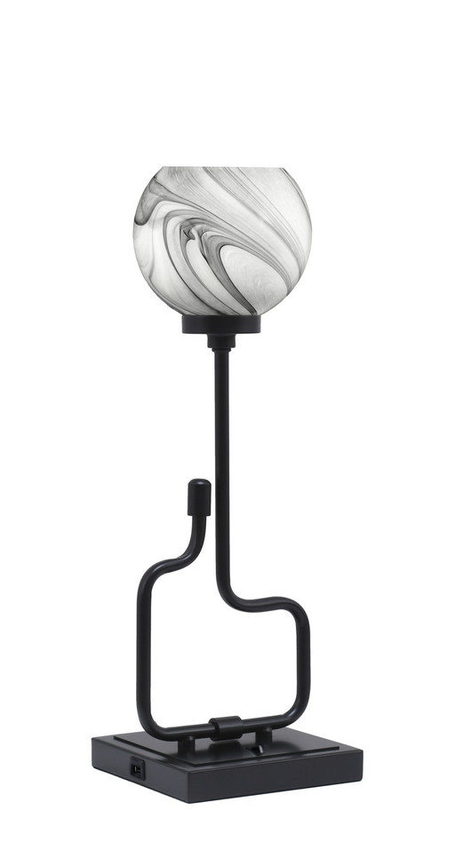 Toltec Lighting - 60-MB-4109 - One Light Accent Lamp - Sandia - Matte Black