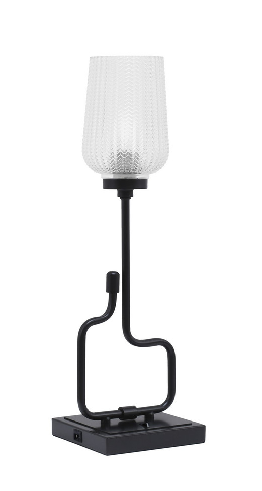 Toltec Lighting - 60-MB-4250 - One Light Accent Lamp - Sandia - Matte Black