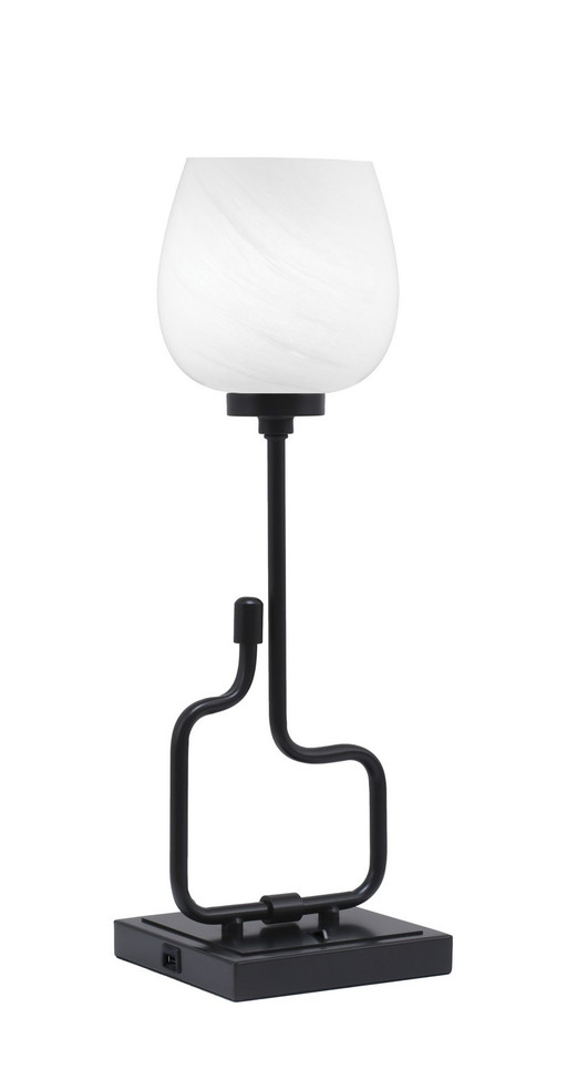 Toltec Lighting - 60-MB-4811 - One Light Accent Lamp - Sandia - Matte Black