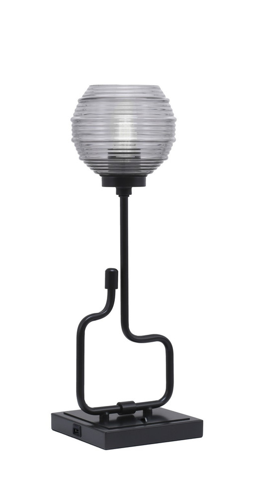 Toltec Lighting - 60-MB-5112 - One Light Accent Lamp - Sandia - Matte Black