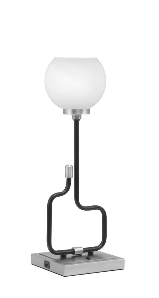 Toltec Lighting - 60-MBGP-4101 - One Light Accent Lamp - Sandia - Matte Black & Graphite