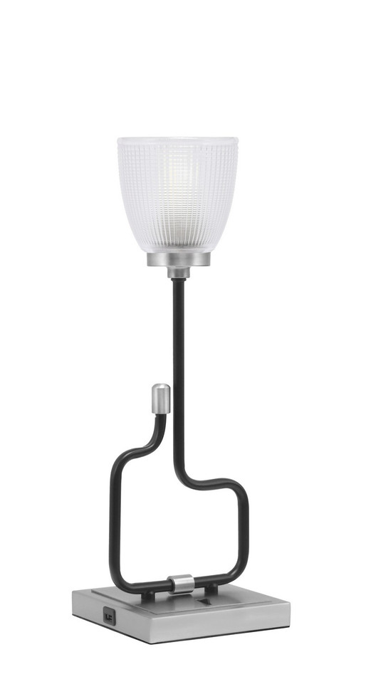 Toltec Lighting - 60-MBGP-500 - One Light Accent Lamp - Sandia - Matte Black & Graphite