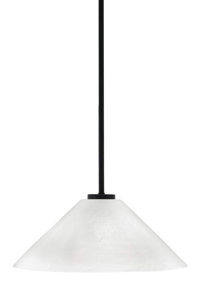 Toltec Lighting - 6201-MB-2161 - One Light Pendant - Sandia - Matte Black