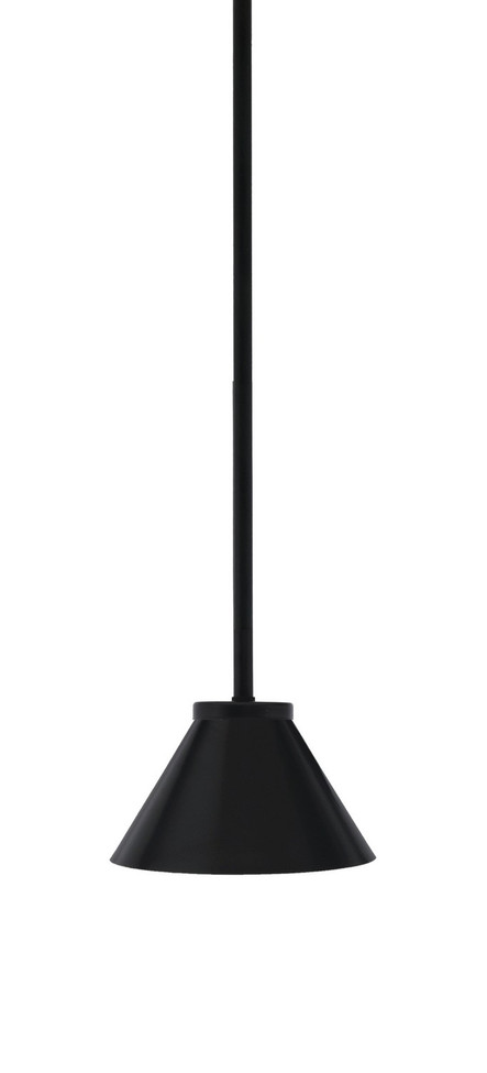 Toltec Lighting - 6201-MB-421-MB - One Light Mini Pendant - Sandia - Matte Black