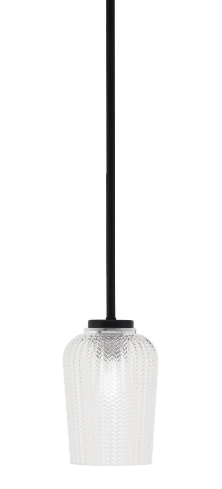 Toltec Lighting - 6201-MB-4250 - One Light Mini Pendant - Sandia - Matte Black