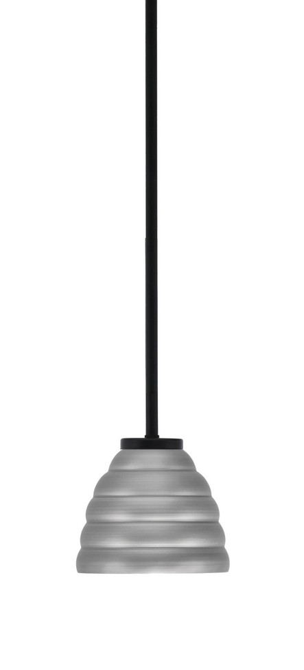 Toltec Lighting - 6201-MB-425-GP - One Light Mini Pendant - Sandia - Matte Black