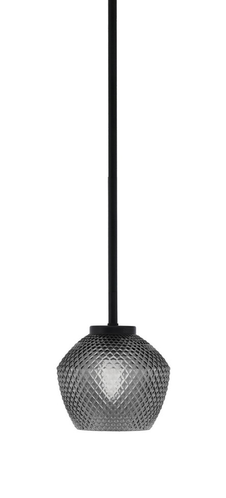 Toltec Lighting - 6201-MB-4622 - One Light Mini Pendant - Sandia - Matte Black