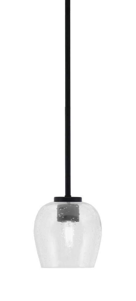 Toltec Lighting - 6201-MB-4810 - One Light Mini Pendant - Sandia - Matte Black