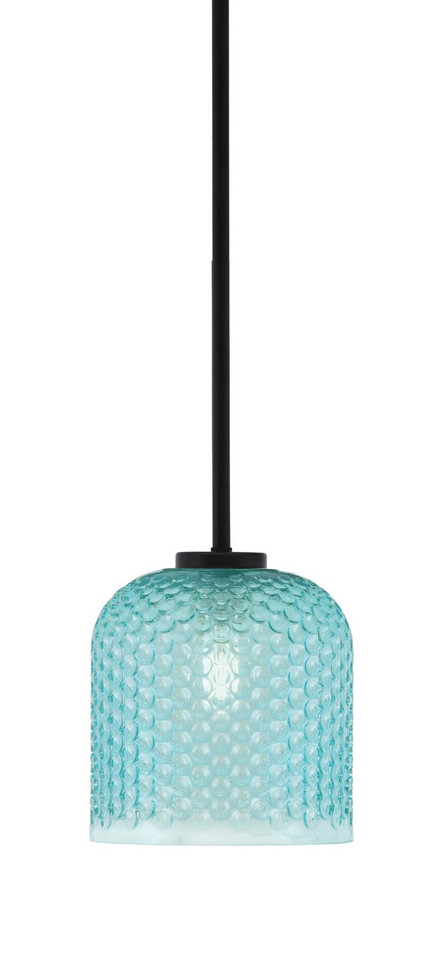 Toltec Lighting - 6201-MB-4915 - One Light Mini Pendant - Sandia - Matte Black