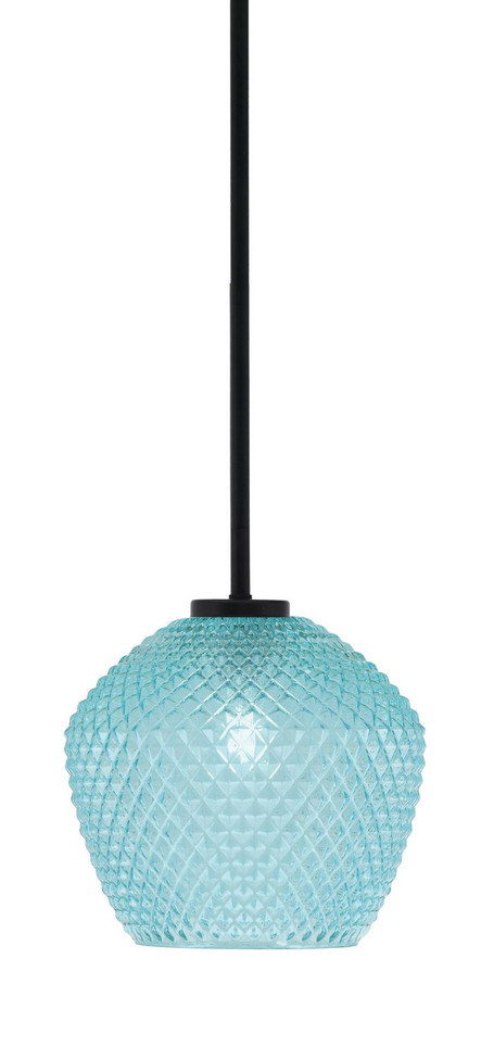 Toltec Lighting - 6201-MB-4925 - One Light Mini Pendant - Sandia - Matte Black