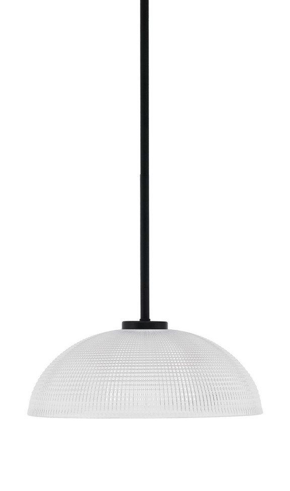 Toltec Lighting - 6201-MB-540 - One Light Pendant - Sandia - Matte Black