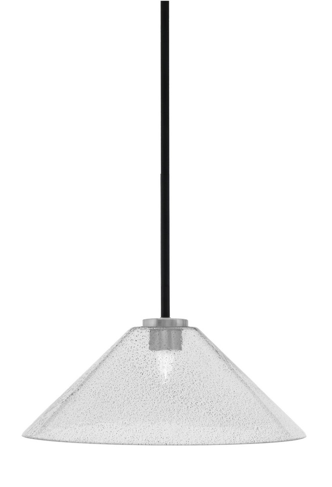 Toltec Lighting - 6201-MBGP-2162 - One Light Pendant - Sandia - Matte Black & Graphite