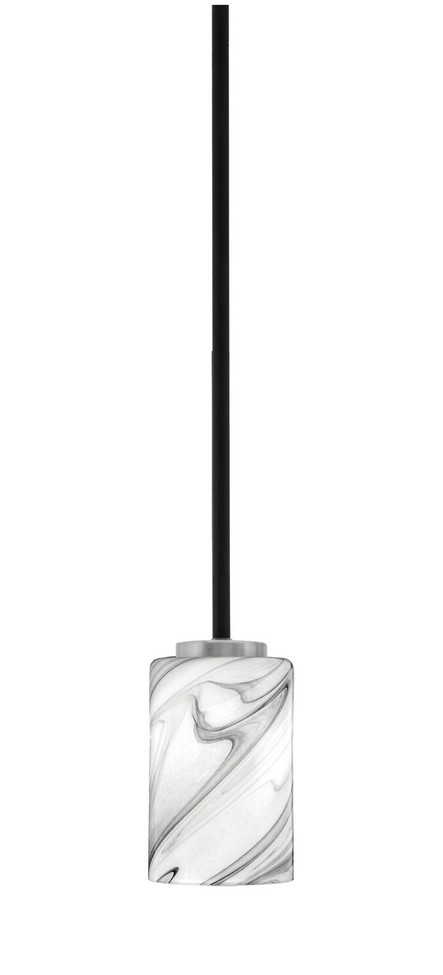 Toltec Lighting - 6201-MBGP-3009 - One Light Mini Pendant - Sandia - Matte Black & Graphite